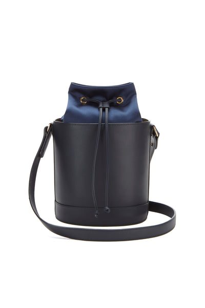 Longchamp - 2.0 Black & Blue Leather Bucket