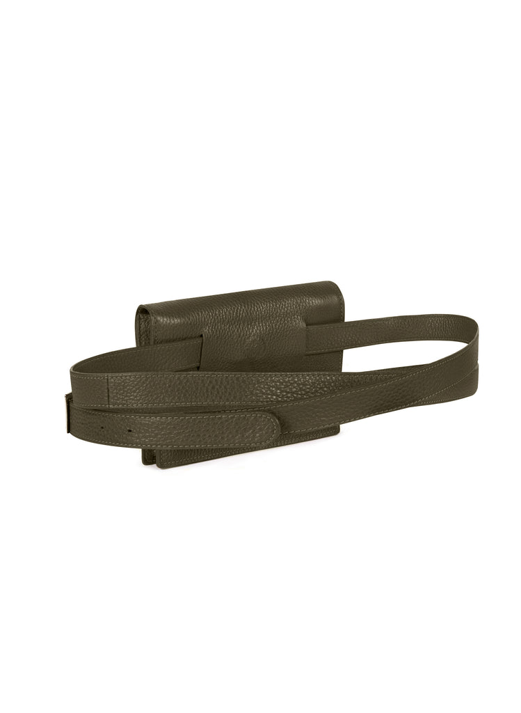 Convertible Belt Bag in Army Green