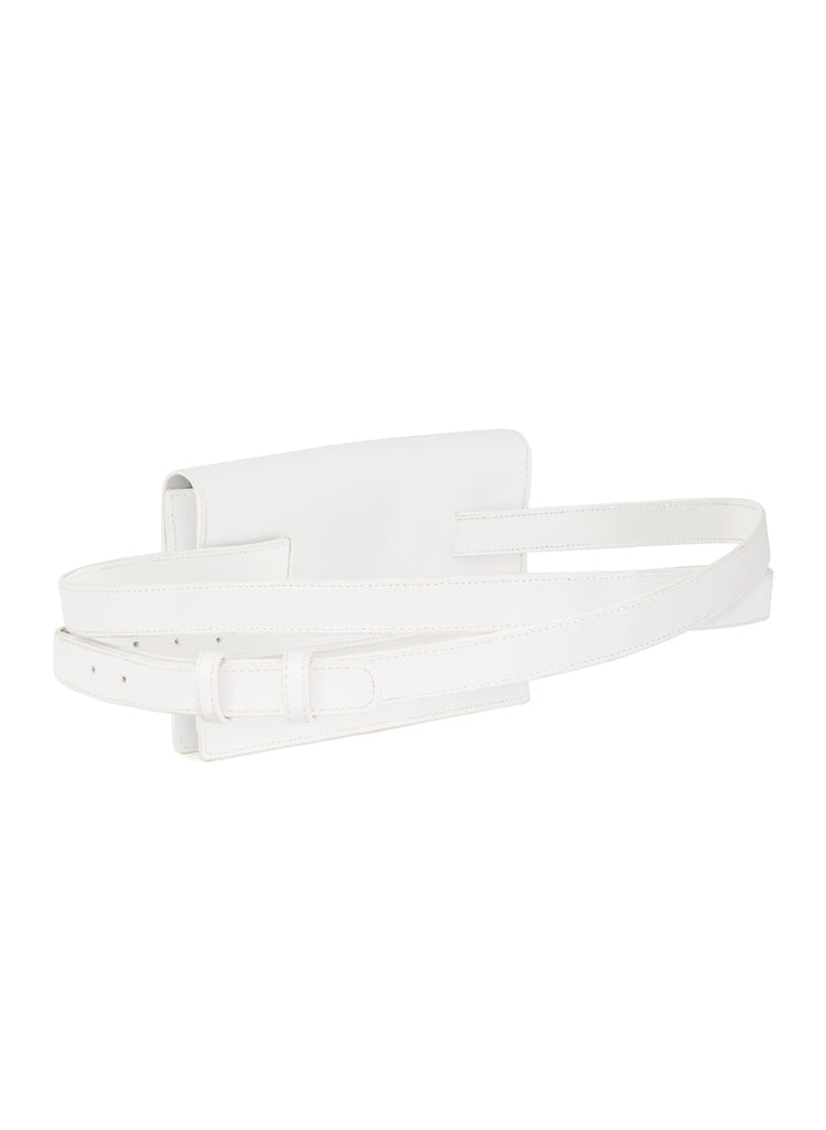 Convertible Belt Bag in White
