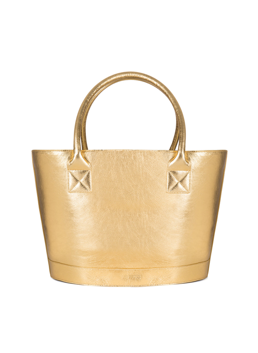 Picnic Tote in Gold and Montunas